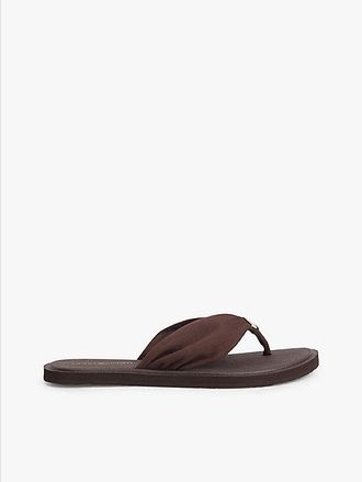 Tommy Hilfiger TH Monogram Plaque Flip-Flops