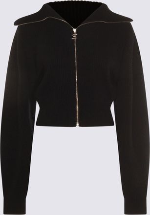 Sportmax Black Wool Calipso Knitwear