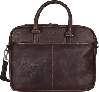Howard London Laptop Bag Morris - Heren - Laptoptassen - Bruin - ONE Size - Leer - Tassen