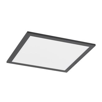 Lindby Panel LED de Aluminio Negro