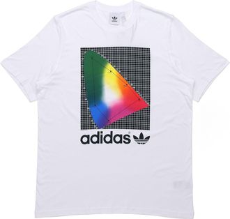 adidas originals Spectrum Tee Round Neck Pullover Short Sleeve White EI6216
