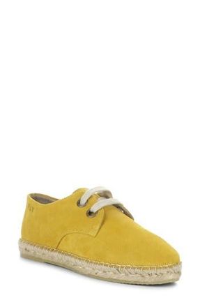 FLY London Espadrille Sneaker in Yellow Suede at Nordstrom Rack, Size 10-10.5Us / 41Eu