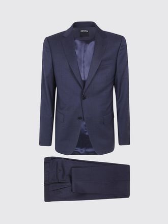 Ermenegildo Zegna Completo monopetto in pura lana con chiusura a due bottoni