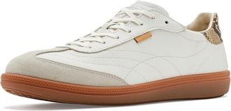 Ecco Soft 11 Lace Up Womens Shoes Gravel Suede/White/Python : EU 41 (US Womens 10-10.5) M, Leather/Suede