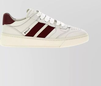 Bally round toe low-top sneakers with leather upper