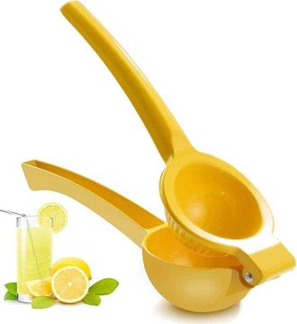 OEM Exprimidor De C&iacute;tricos, Exprimidor De Lim&oacute;n Y Lima, Manual, Utensilio De Cocina De Aluminio Amarillo