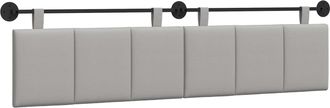 vidaXL Cabecero Colgante Gris Nube Tela Vidaxl