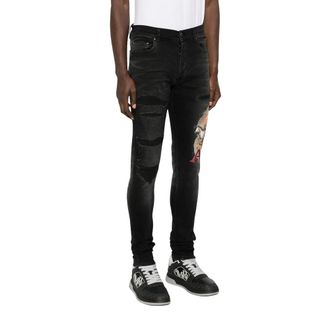 Amiri Hombre, Vaqueros, Negro, Talla: W36