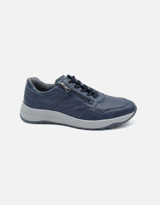 Waldläufer Mens JOHN ZIP 662002 - Navy - Size: 8.5/K