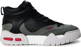 HUGO BOSS Hugo Mens Hito Napu 10250271 01 Low Top Trainers in Charcoal - Size UK 11