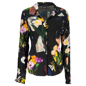 Desigual Zwart Viscose Dameshemd