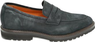 Andrea Ventura Norvegese su&egrave;de penny loafers - Grijs