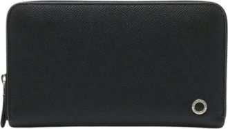 Bulgari Pre-owned Wallets, male, Black, Size: ONE SIZE Pre-owned Long wallet (bi-fold)