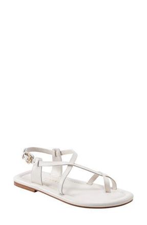 Marc Fisher Gerty Ankle Strap Sandal in Ivory at Nordstrom Rack, Size 10