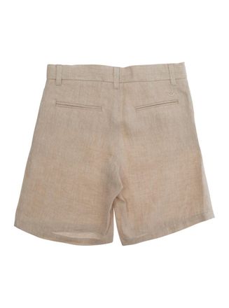 Emporio Armani Shorts Boys Linen Beige
