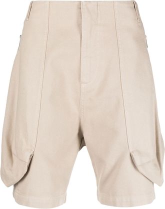 Jacquemus Croissant puffer cargo shorts - men - Cotton/Cotton - 44 - Neutrals