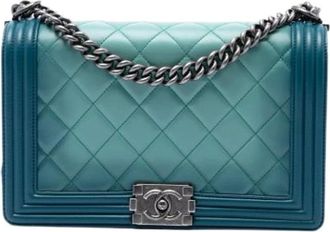 Chanel Pre-owned The Boy Flap - - Pre-owned - Donna - Blu - ONE SIZE
