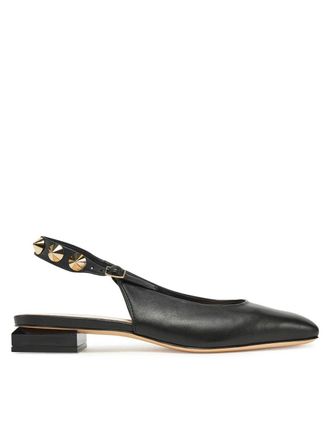 AGL Womens Spike Angie Slingback Flat In Nero