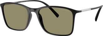 Giorgio Armani Ar 8231U Vierkante Zonnebril - unisex - Zonnebrillen - Zwart - 54 MM - Accessoires