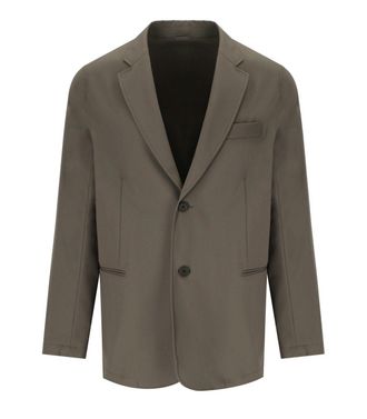 Emporio Armani GIACCA MONOPETTO TRAVEL ESSENTIAL MARRONE EMPORIO ARMANI