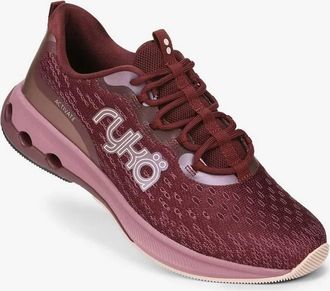 Ryk&auml; Womens Activate Performance Sneaker In Deep Red