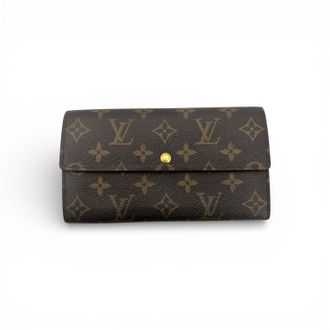 Louis Vuitton Louis Vuitton Vintage Stoffen Portemonnee Sarah