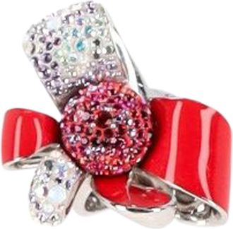 Swarovski Nirvana Strikring in Zilver Metaal