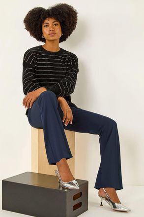 Roman Bootcut Leg Stretch Trousers