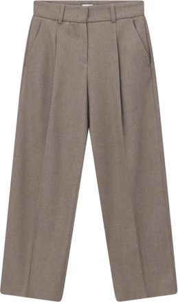 Seductive Wijde broek - Dames - Wijde Broeken - Bruin - XS - Broeken