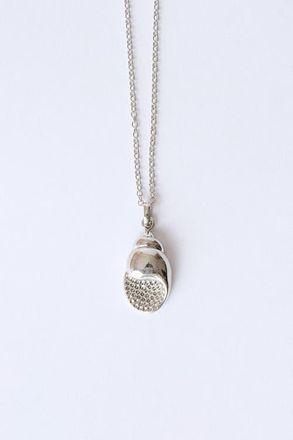 Classicharms Lexi Seashell Pendant Necklace in Silver at Nordstrom