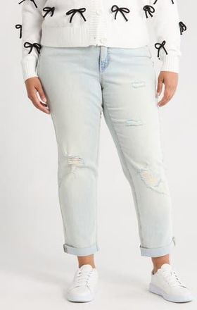Seven 7 Weekend High Waist Slim Straight Leg Jeans in 5 Point at Nordstrom Rack, Size 16W