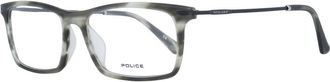 Police Gray Metal & Plastic Glasses Mens (Frames)
