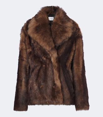Yves Salomon Chaqueta cruzada de borrego