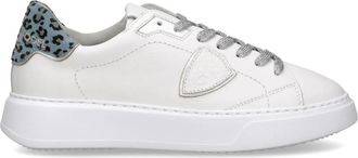 Philippe Model Temple Tennis - Dames - Sneakers - Wit - 37 EU - Katoen - Schoenen