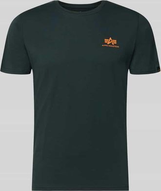 Alpha Industries Alpha Industries T-Shirt mit Label-Details Modell BASIC in Petrol, Gr&ouml;&szlig;e XXXL