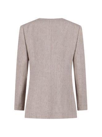 Giorgio Armani Womens Jackets Beige Linen