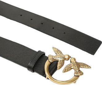Pinko Womens Belt Black Lamb Leather Accessories