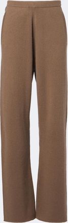 Extreme Cashmere N&deg;479 Runaway cashmere-blend wide-leg pants