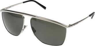 Saint Laurent Zonnebrillen - unisex - Zonnebrillen - Grijs - 61 MM - Accessoires
