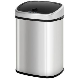 HOMCOM Sensor Dustbin Automatic Touchless Rubbish Garbage Waste Bin 48L - HOMCOM | TJ Hughes