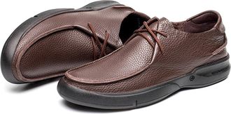 Generic Mens Classic Lace-up Leather Formal Oxford Derby Shoes for Men Casual Business Dress Shoes Soft Comfort (7.5,Brown)