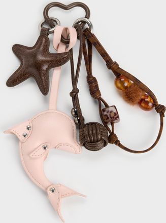 Charles & Keith Delfina Dolphin & Starfish Charm