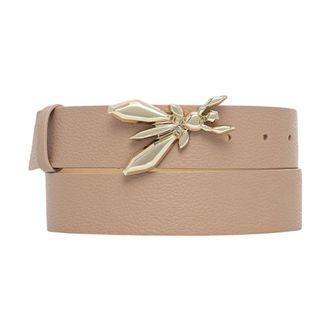 Patrizia Pepe Low-rise Fly Riem - Dames - Accessoires - Beige - Maat: M Leer