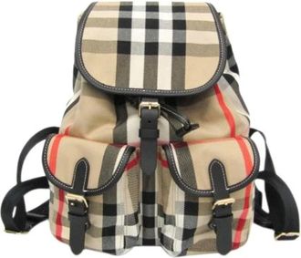 Burberry Pre-owned Backpacks, female, Beige, Size: ONE SIZE Pre-owned Enfild 81231011 Backpack