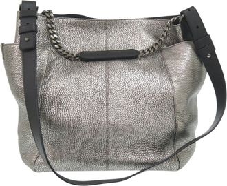 Jimmy Choo London Leather Shoulder Bag (Pre-Owned)