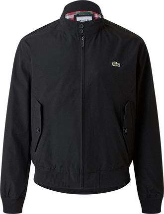 Lacoste Mens Water Repellent Twill Jacket in Black - Size Small/Medium
