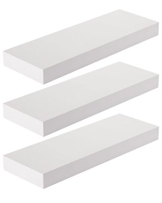 Sorbus 3 Pack Floating Shelf Set