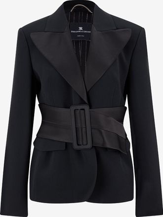 Ermanno Scervino Kurzes Blazer mit Reversekragen