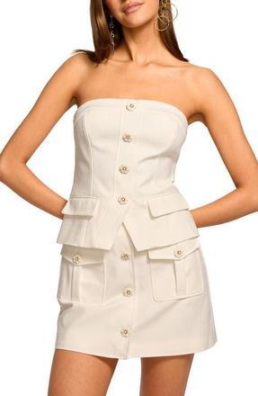 Ramy Brook Eva Strapless Top in Ivory at Nordstrom, Size Xx-Small