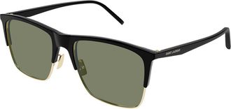 Saint Laurent SL 768 001 Mens Sunglasses Gold Size 57 - Free RX Lenses - Free RX Lenses